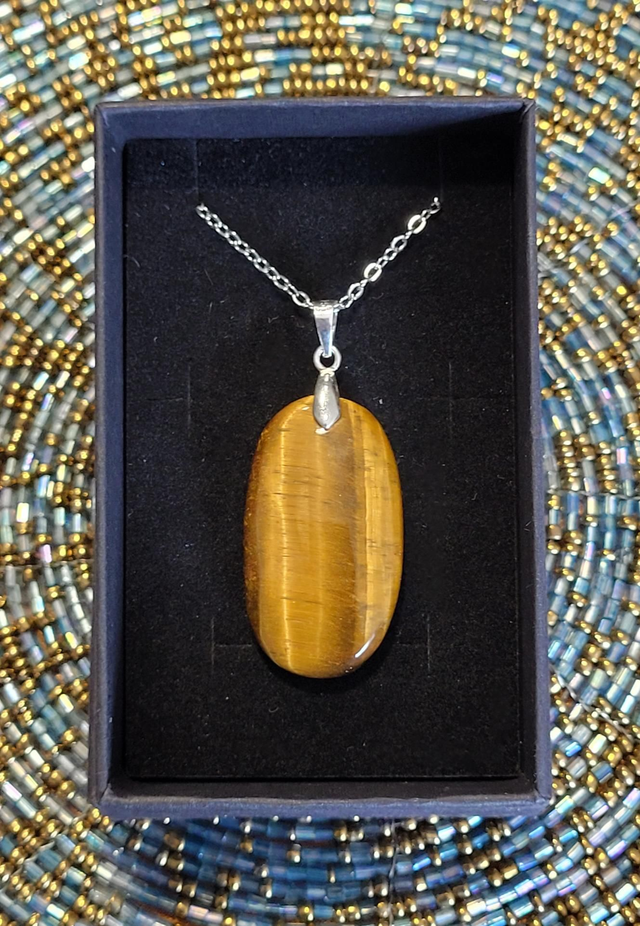 Pendentif Oeil de Tigre 