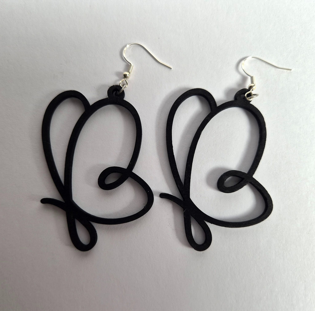 Butterfly Earrings (Black)