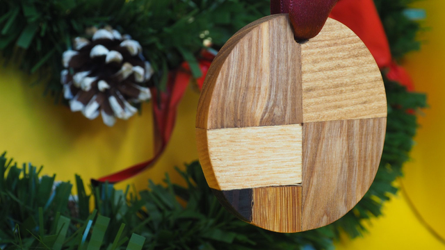 Boule de Noël Patchwork