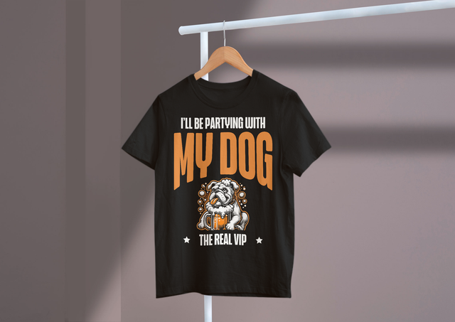 I’ll Be Partying with My Dog the Real VIP, New Year with Pets
Ich werde mit meinem Hund, dem echten VIP, feiern, Silvester mit Haustieren