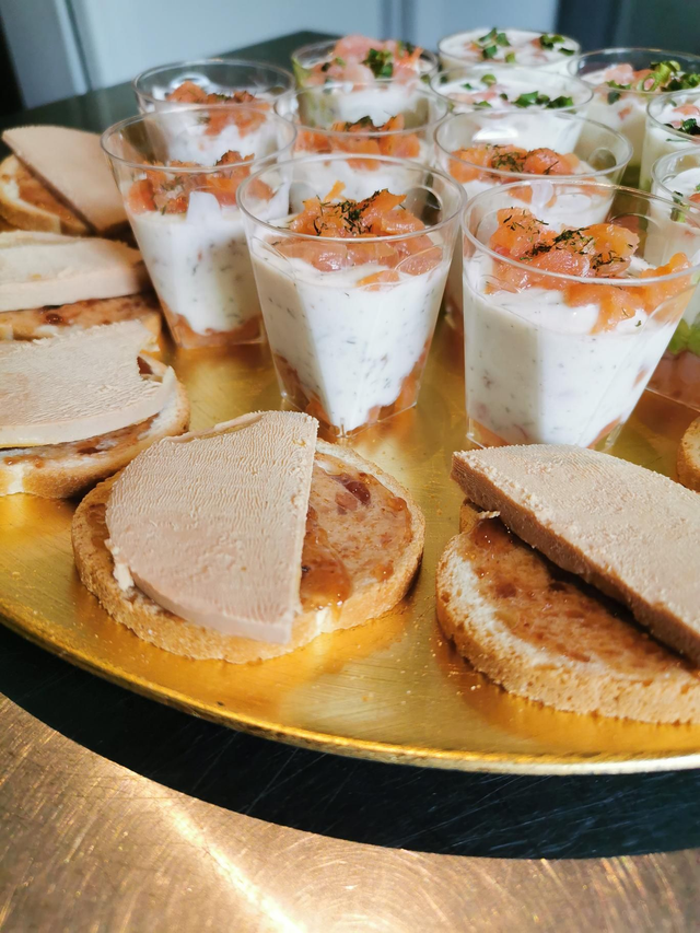 Toast au foie gras confiture de figues