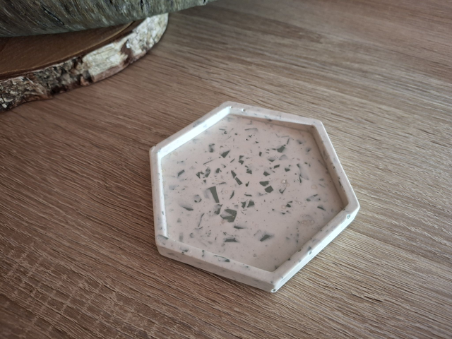 Dessous de verre hexagonale