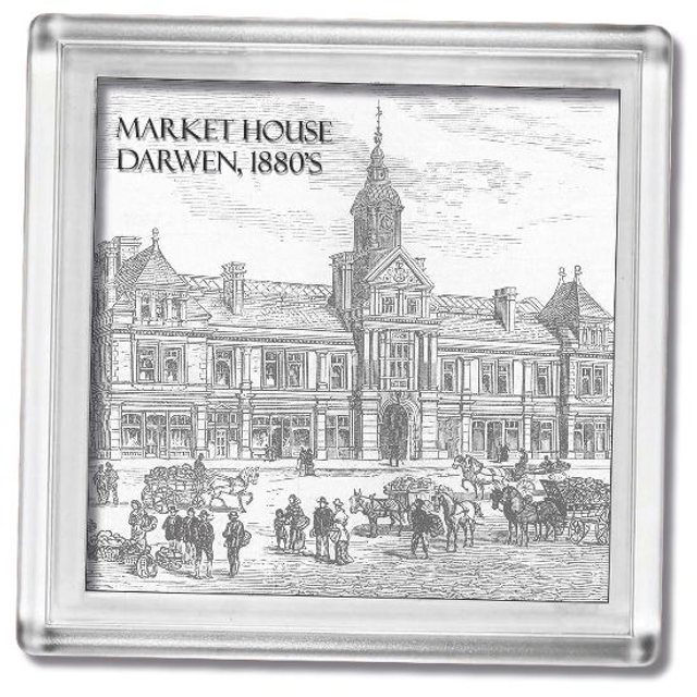 FM-D21 Darwen Market House Fridge Magnet