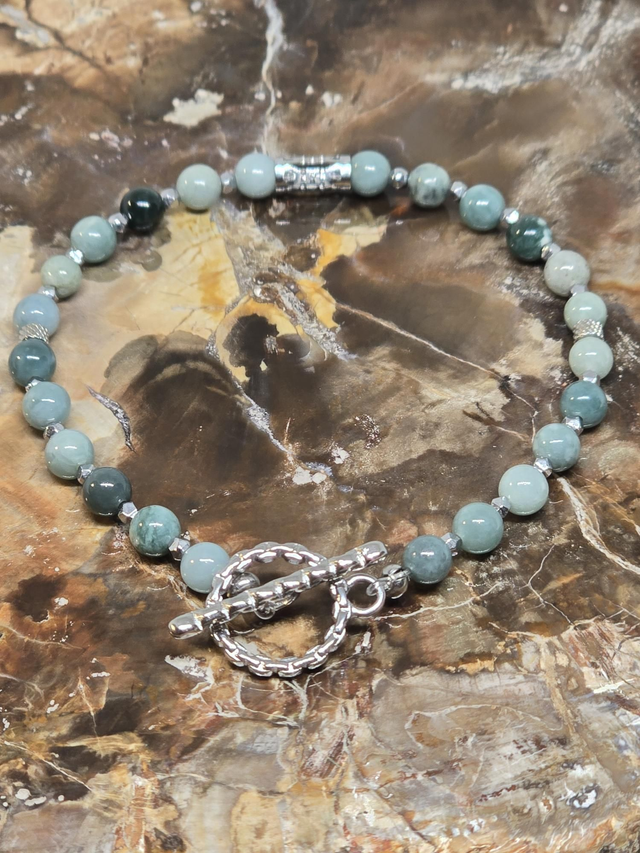 Bracelet Jade du Guatemala 0,4 cm 