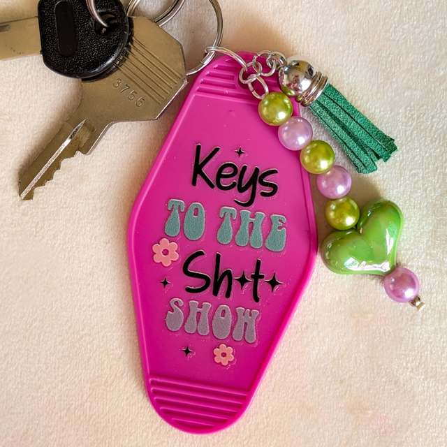 'Keys To The Sh*t Show' - Keyring