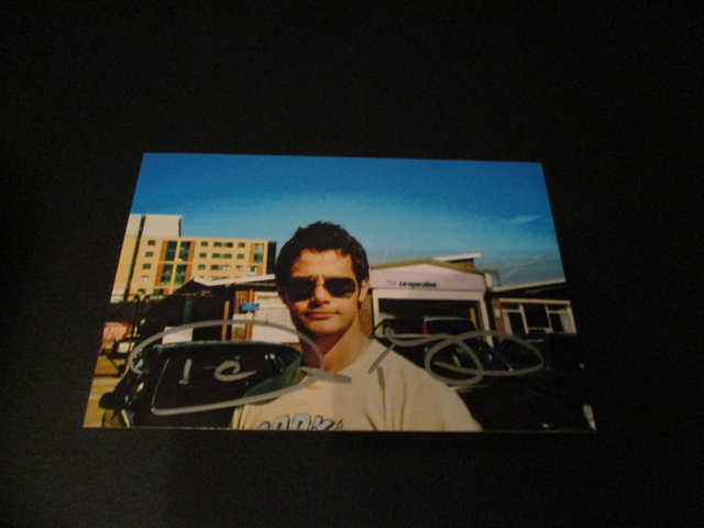 Danny Young Authentic Autographed Signed Items In-Person At Our Event On 12th September 2009