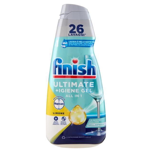 Finish Quantum +Igiene Gel Limone 560ml