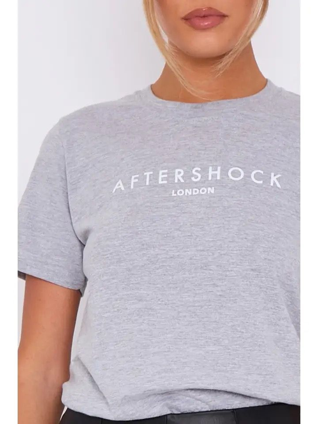 Aftershock London Logo T-Shirt - Grey