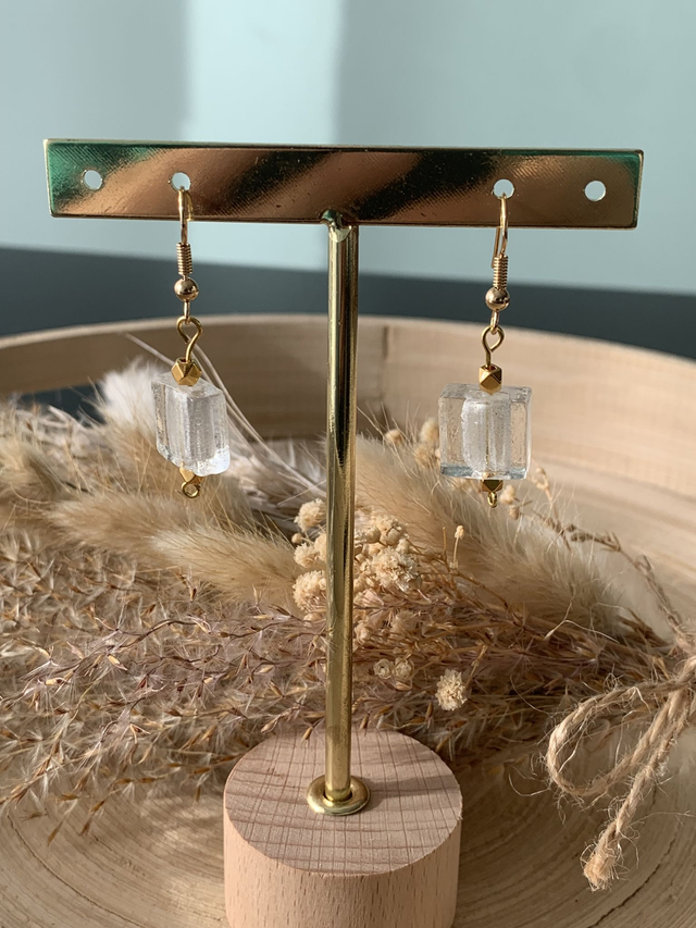 Boucles d'oreilles Cristaline