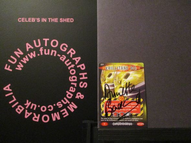 Annette Badland - Battle In Time Authentic Autographed Trading Card #221