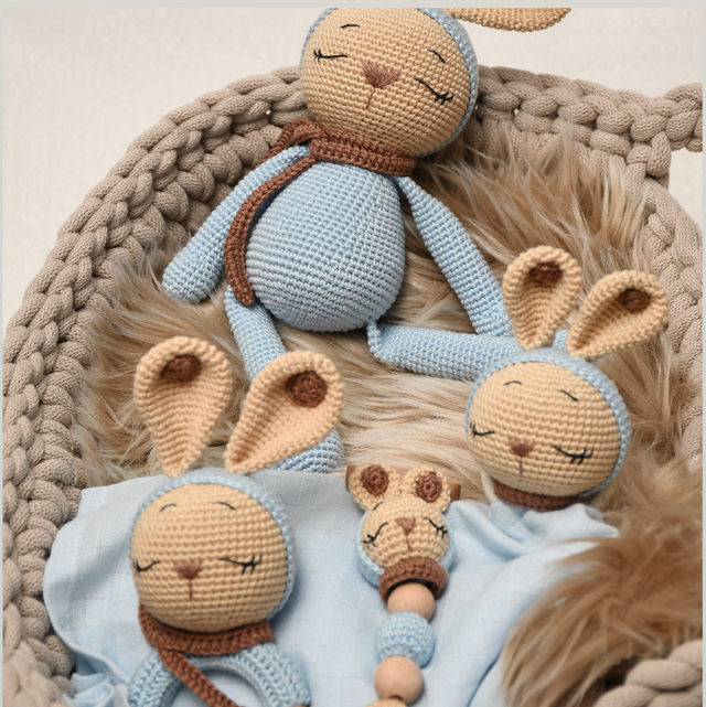 New Born Set „Zoe Himmelblau“
