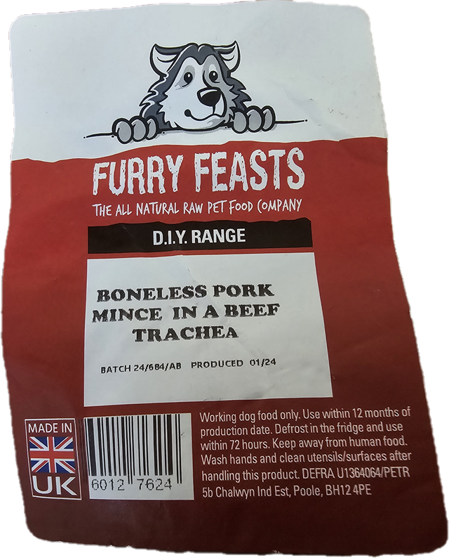 Salmon Mince In A Beef Trachea