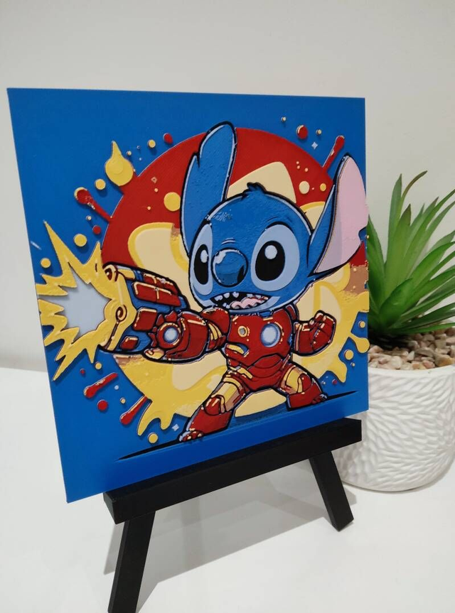 Stitch Iron Hero