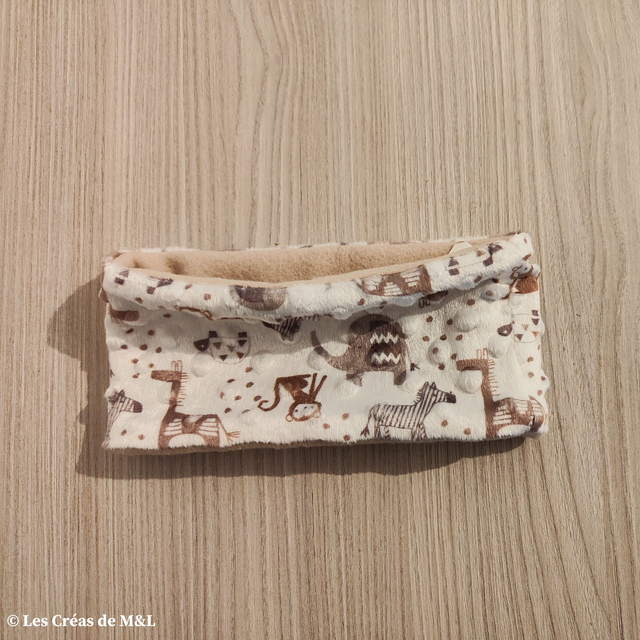 Snood Girage & Polaire Beige (Bébé)