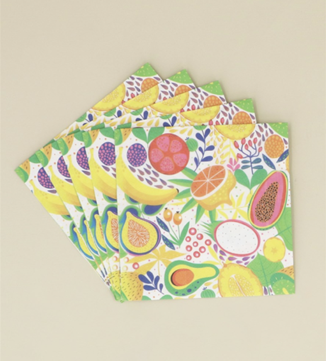 Tropical Fruit Napkins
