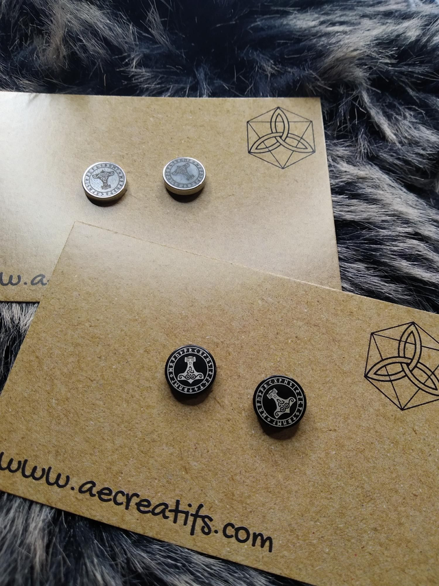 Puces viking marteau de Thor 