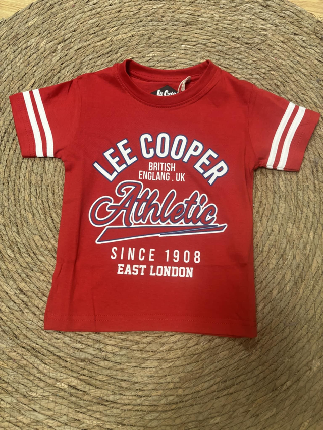 Tee shirt lee cooper rouge 
