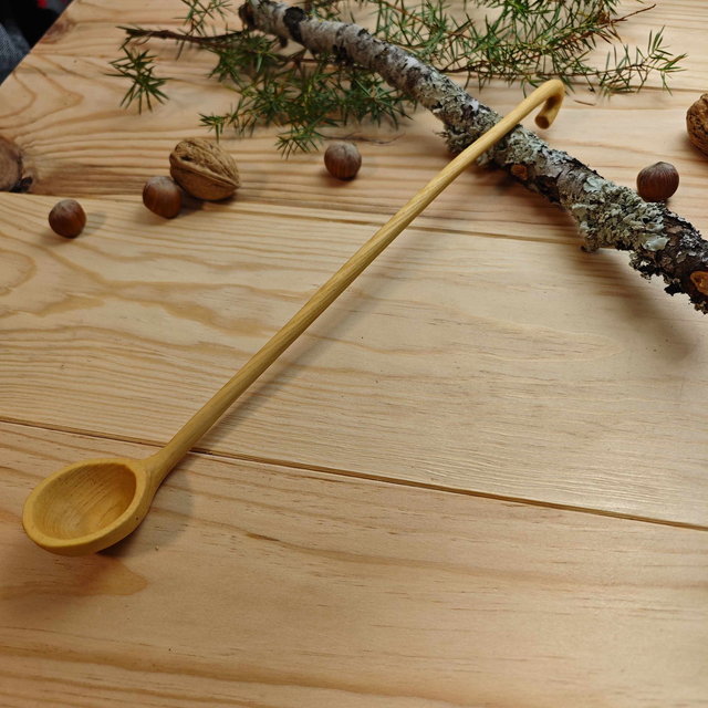 Cuillère à sel en frêne-C351