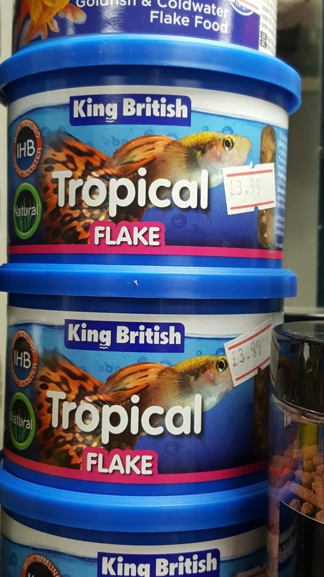 KB tropical fish flake 