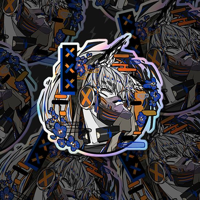 Sho's Mask Holo Sticker