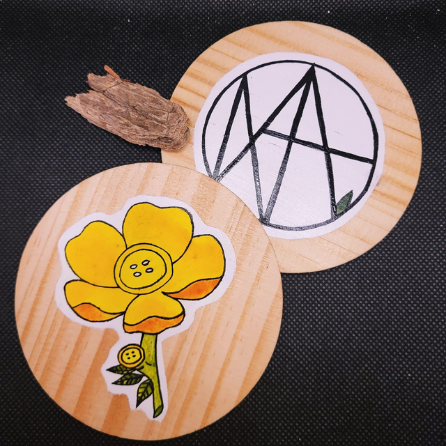 Dessous de verre en bois &quot;Pavdor&quot;