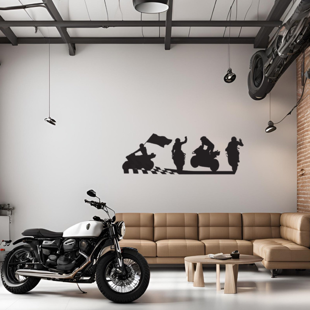 Décor moto Gp (74x25cm)