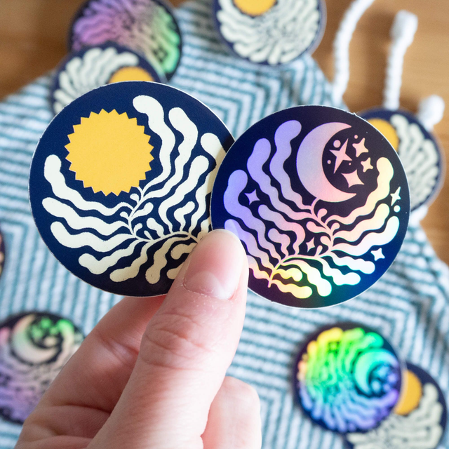 Stickers Soleil / Lune