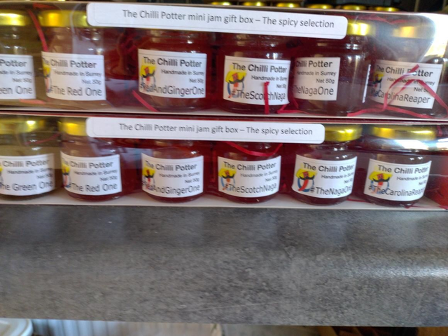 Six Spicy mini chilli jam box set