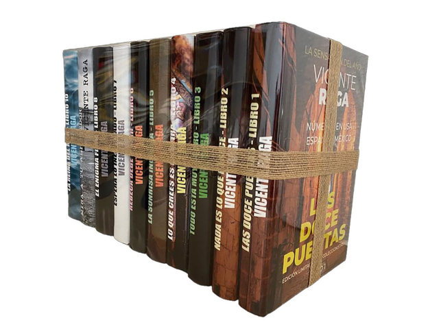 PACK SAGA LAS DOCE PUERTAS AL COMPLETO - 10 libros - Edición firmada