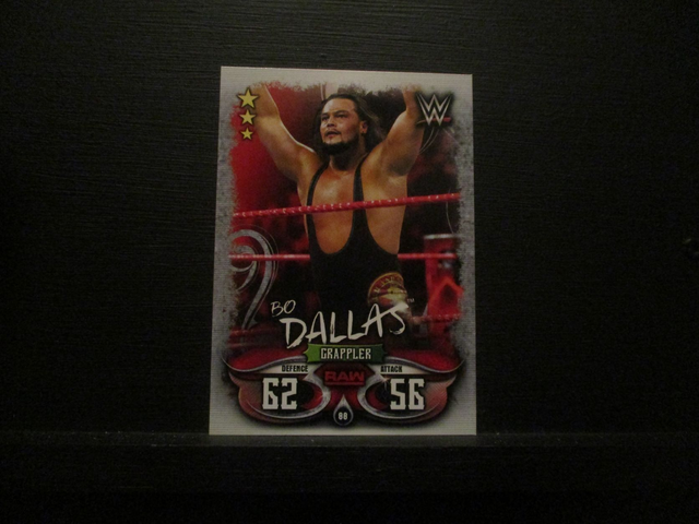Bo Dallas - Raw Slam Attax Live Original Trading Card #88