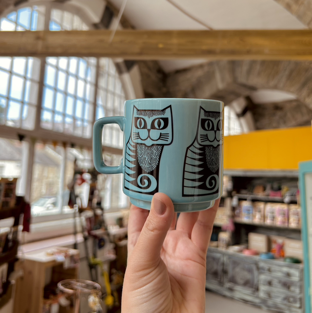 Magpie X Hornsea Mug Cat - Teal