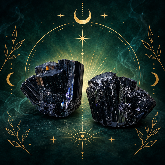 Tourmaline noire brute