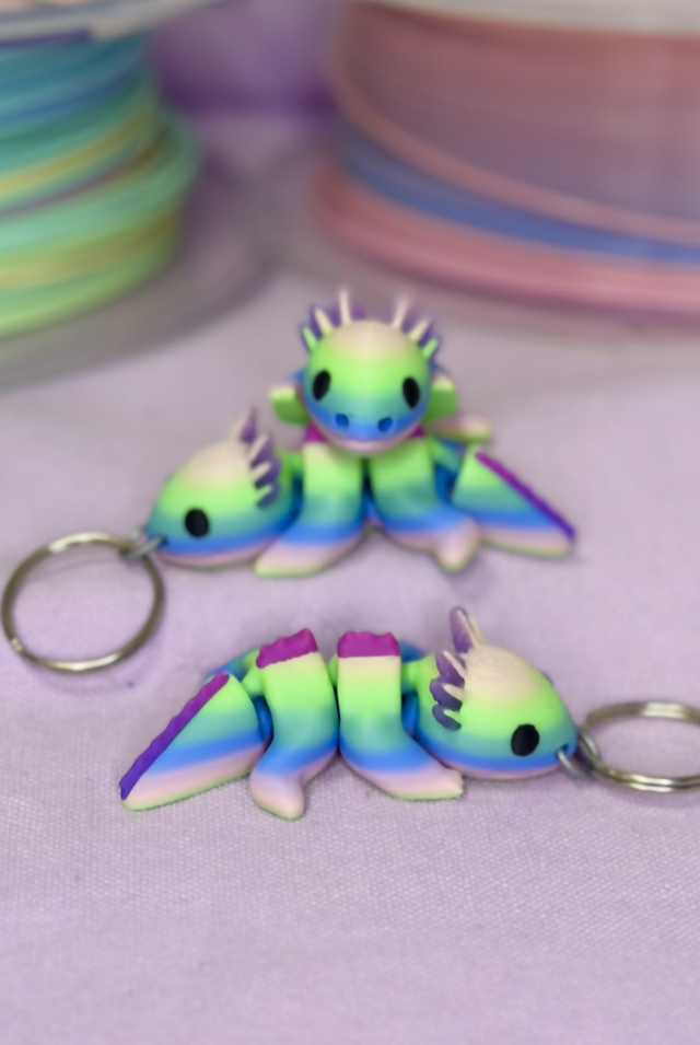Axolotl porte clés