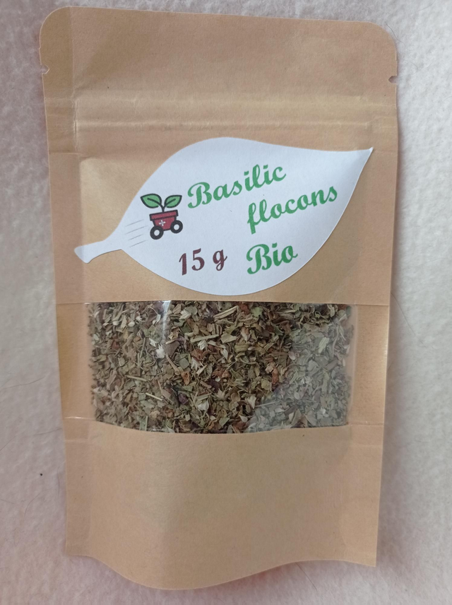 Basilic flocons 15g, BIO