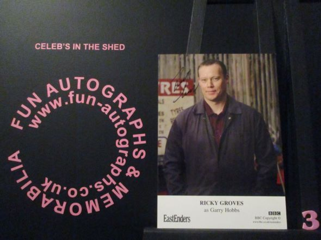 Ricky Groves (Garry Hobbs) Authentic Autographed EastEnders 6x4 Cast Card (3)