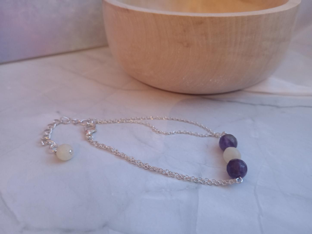 Amethyst and Citrine bracelet 