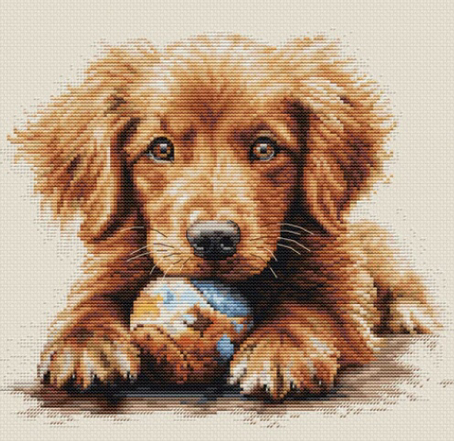 The Play Time counted cross stitch kit by Luca-S