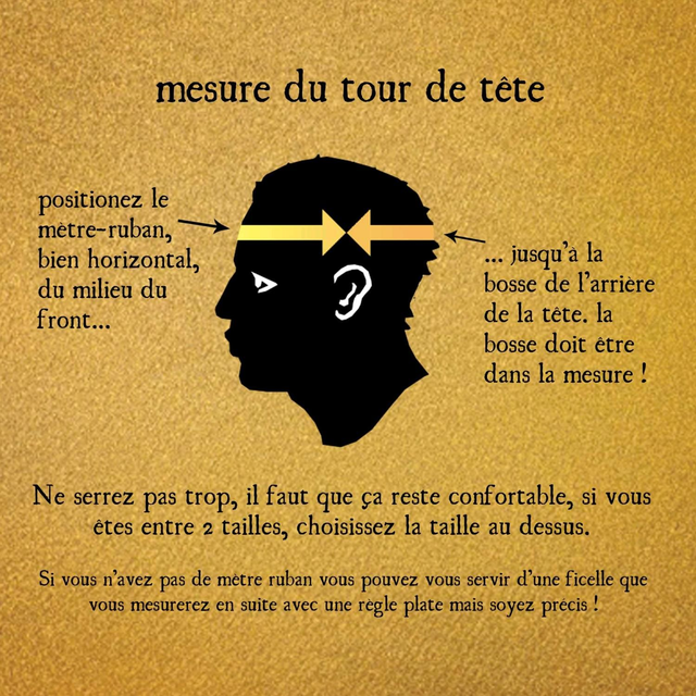 Mesure du tour de tête 