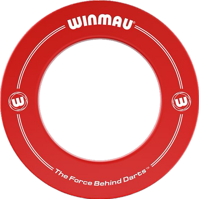 Winmau Printed Dartboard Surround Red 5023231440501