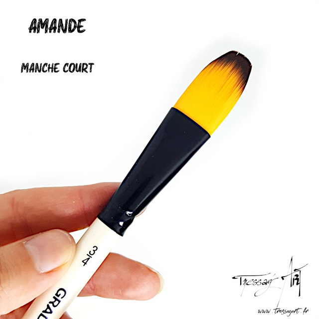 DALER ROWNEY - PINCEAU COURT UNITE - AMANDE 3/4" - CA080