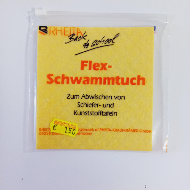 Flexschwammtuch zum Abwischen von Schiefertafeln