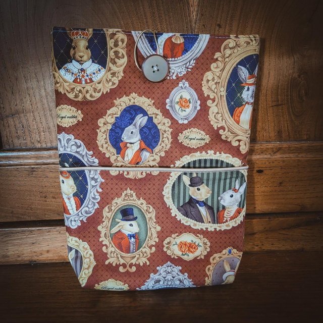 Pochette à livre "Sire Lapin" - Format roman