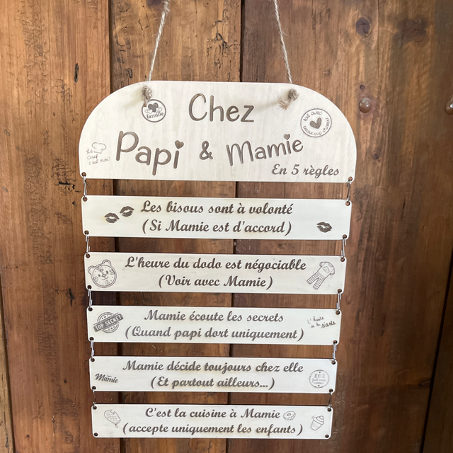 Les règles selon Mamie 