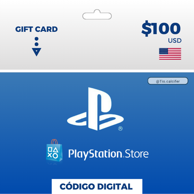 Tarjeta PSN $100 usd (USA)