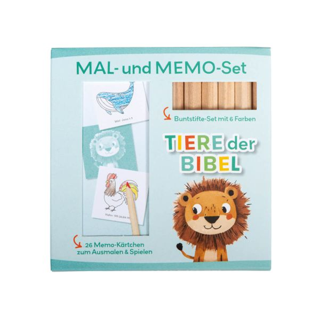 Praisent Mal- Und Memo-Set Löwe