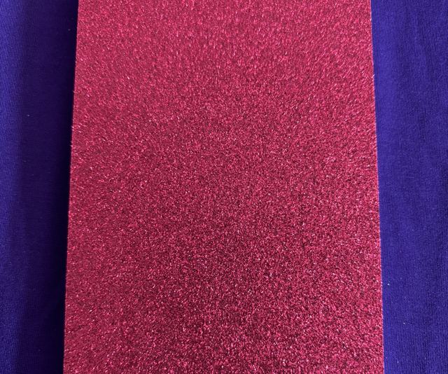 Plain Note Pad Pink/Red Glitter