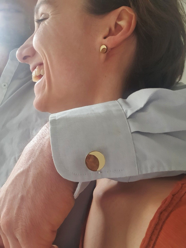 Boutons de manchettes Eclipse