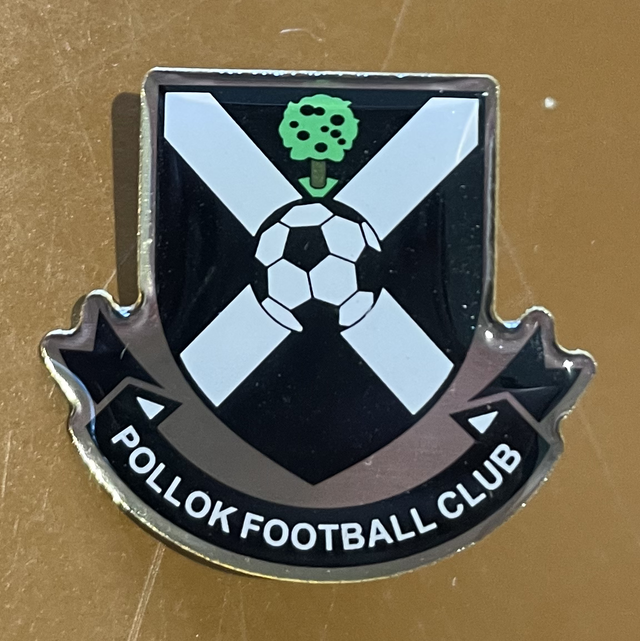 Pollok Crest Pin Badge