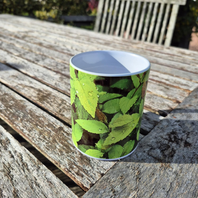 Golden Spirea leaf Mug