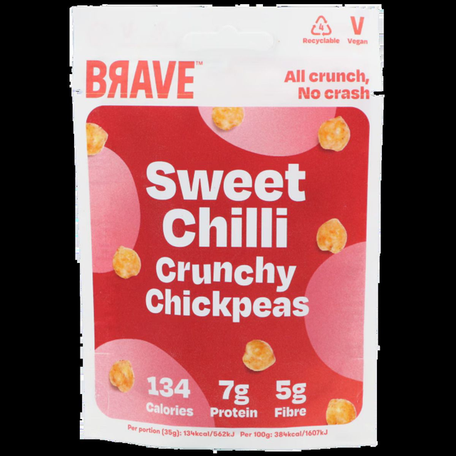 Brave Sweet Chilli Crunchy Chickpeas 35g